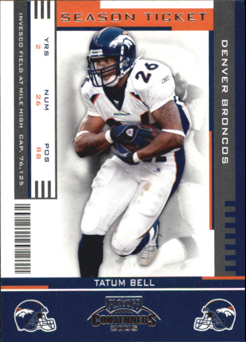2005 Playoff Contenders #32 Tatum Bell