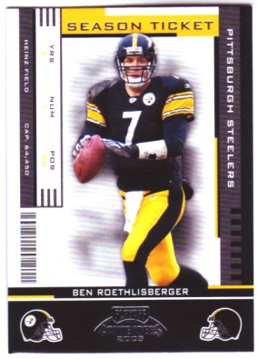 2005 Playoff Contenders #76 Ben Roethlisberger