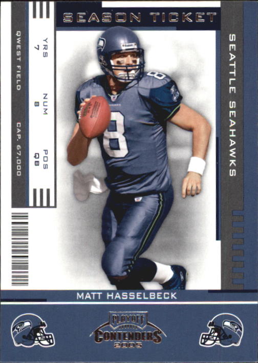 2005 Playoff Contenders #86 Matt Hasselbeck