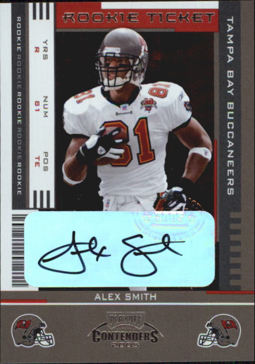 2005 Playoff Contenders #182 Alex Smith TE AU RC