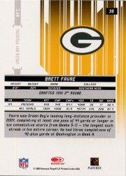 2005 Leaf Rookies and Stars #36 Brett Favre back image