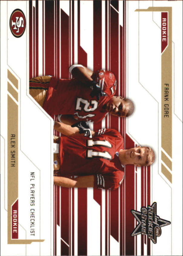 2005 Leaf Rookies and Stars #97 Alex Smith QB CL/Frank Gore