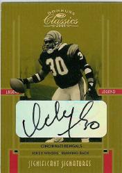 2005 Donruss Classics Significant Signatures Gold #108 Ickey Woods/50