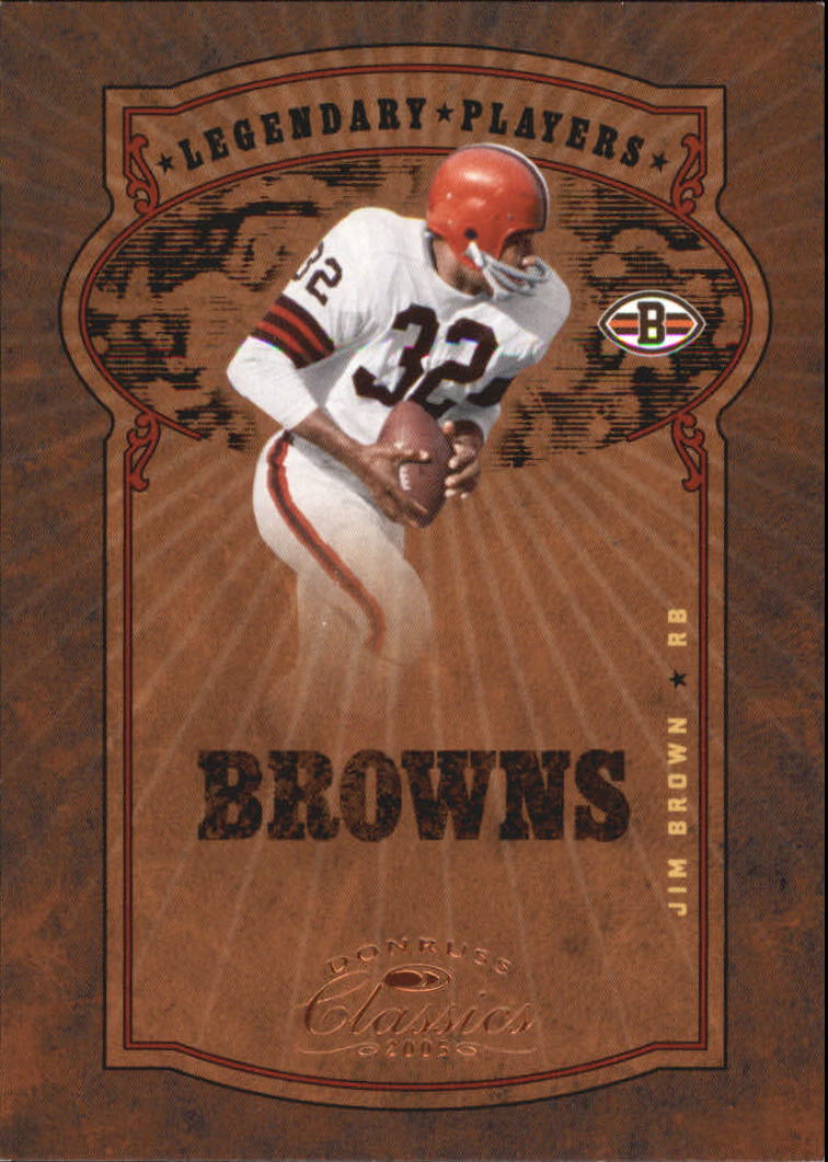 2005 Donruss Classics Legendary Players Bronze #L14 Jim Brown