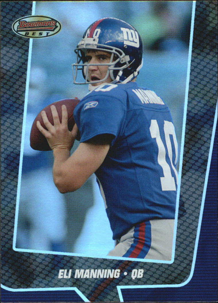 2005 Bowman's Best #15 Eli Manning