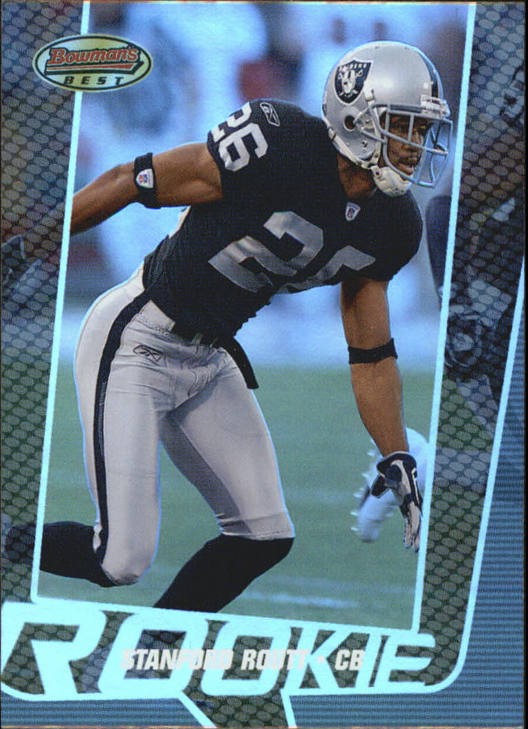 2005 Bowman's Best #51 Stanford Routt RC