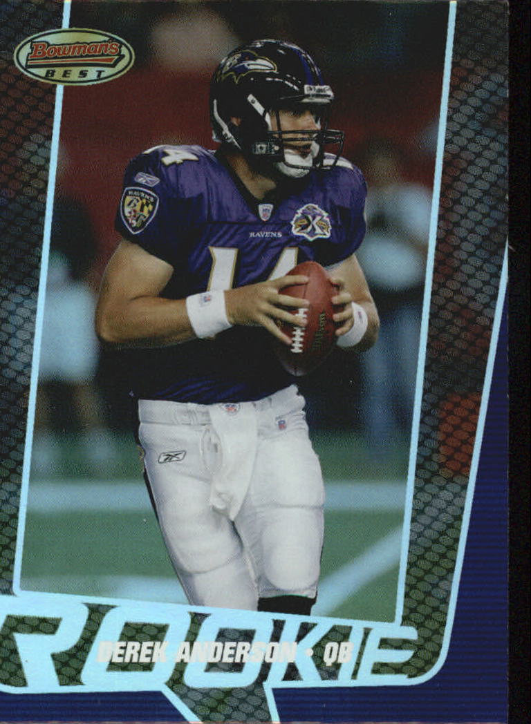 2005 Bowman's Best #72 Derek Anderson RC