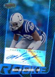 2005 Bowman's Best #73AU Marlin Jackson AU