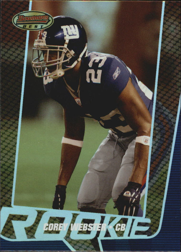2005 Bowman's Best #87 Corey Webster RC