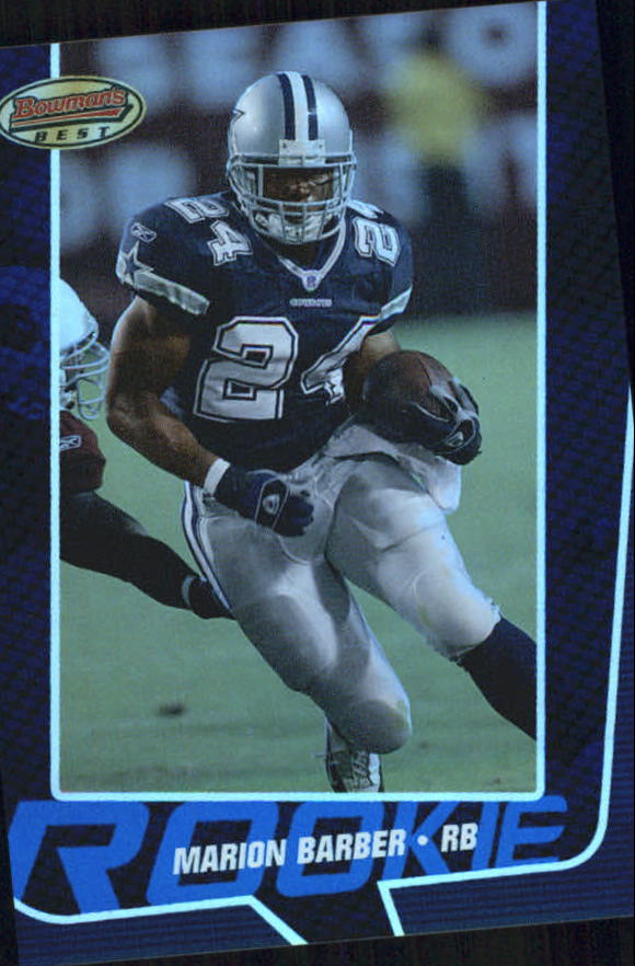 2005 Bowman's Best Blue #52 Marion Barber