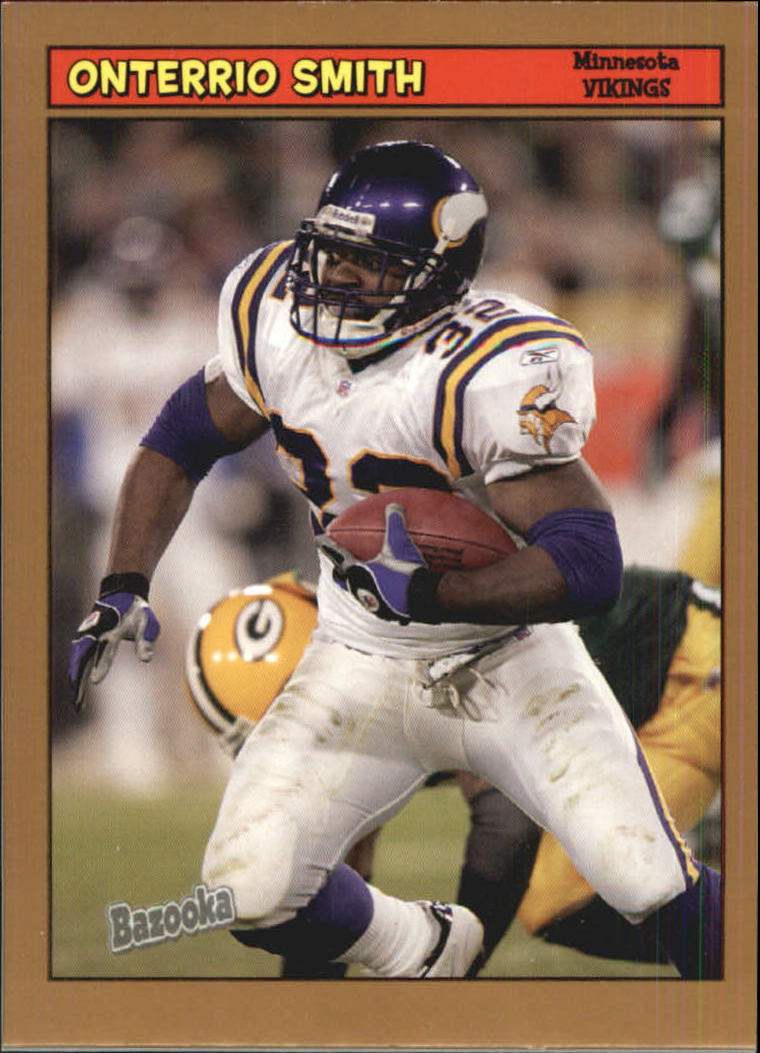 2005 Bazooka Gold #155 Onterrio Smith