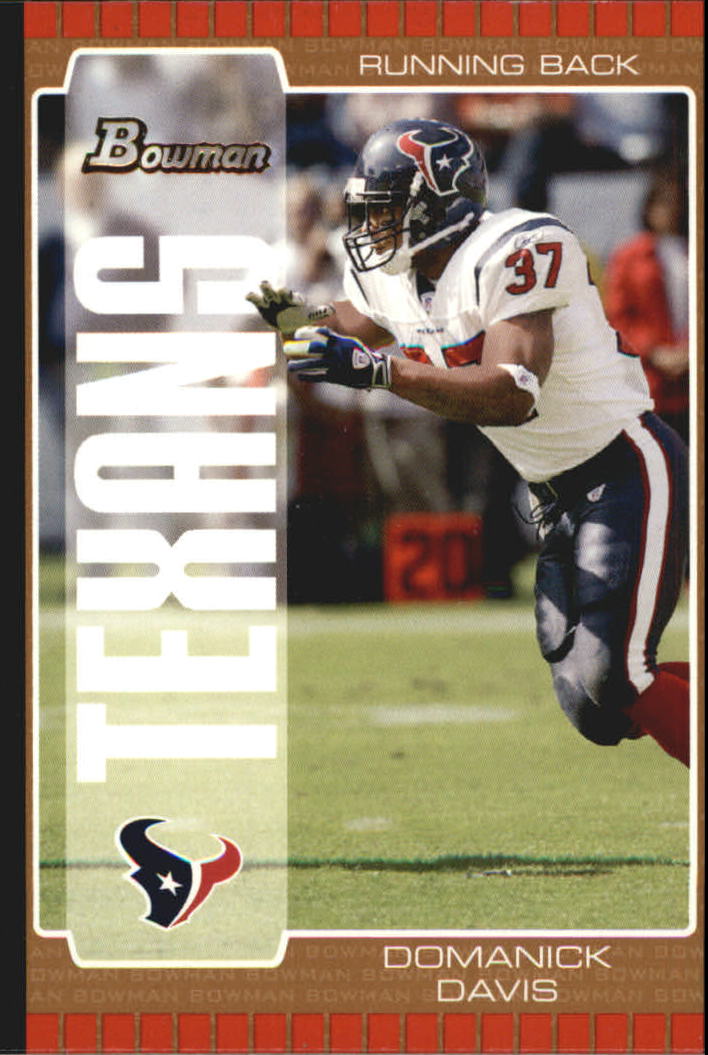 2005 Bowman Bronze #37 Domanick Davis