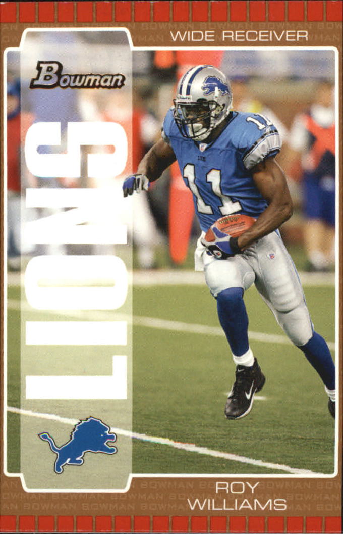 2005 Bowman Bronze #94 Roy Williams WR