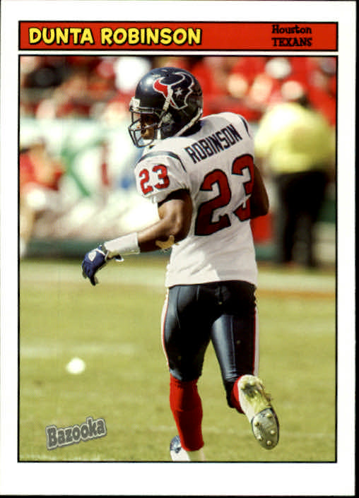2005 Bazooka #45 Dunta Robinson
