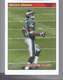 2005 Bazooka #173 Reggie Brown RC