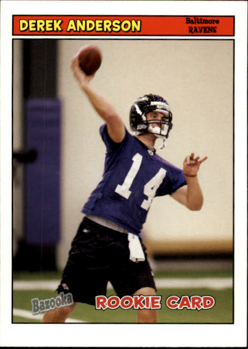 2005 Bazooka #175 Derek Anderson RC