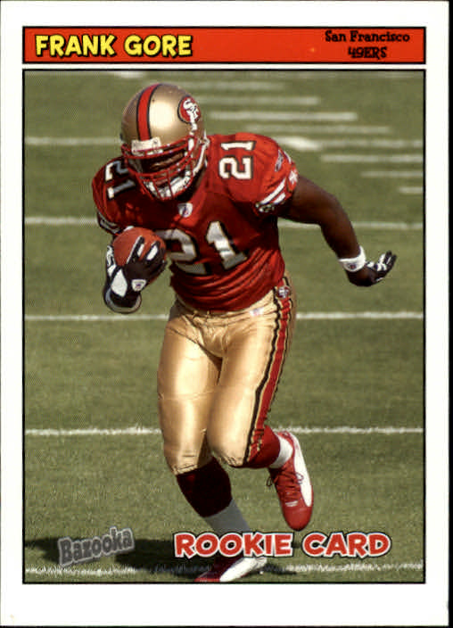 2005 Bazooka #177 Frank Gore RC