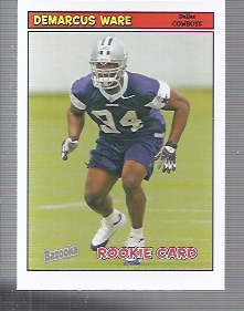 2005 Bazooka #214 DeMarcus Ware RC