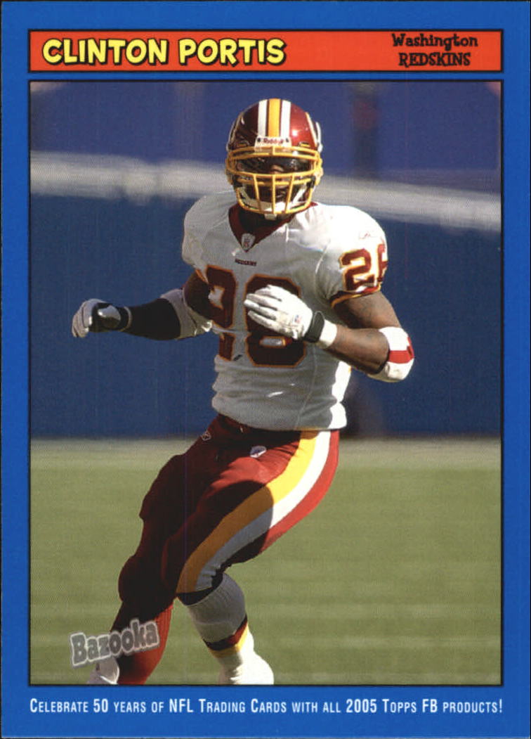 2005 Bazooka Blue #26 Clinton Portis