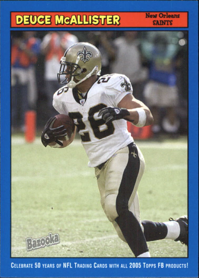 2005 Bazooka Blue #51 Deuce McAllister