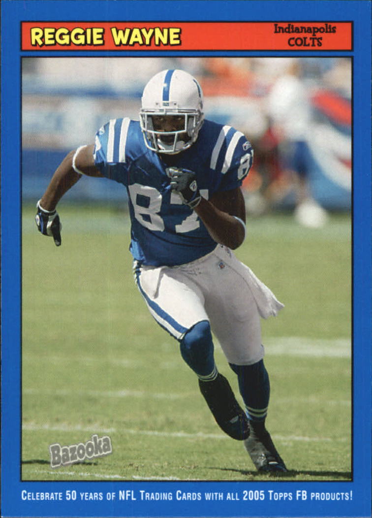 2005 Bazooka Blue #143 Reggie Wayne