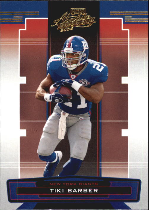 2005 Absolute Memorabilia Retail #101 Tiki Barber