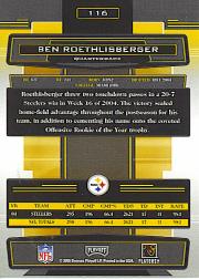 2005 Absolute Memorabilia Retail #116 Ben Roethlisberger back image