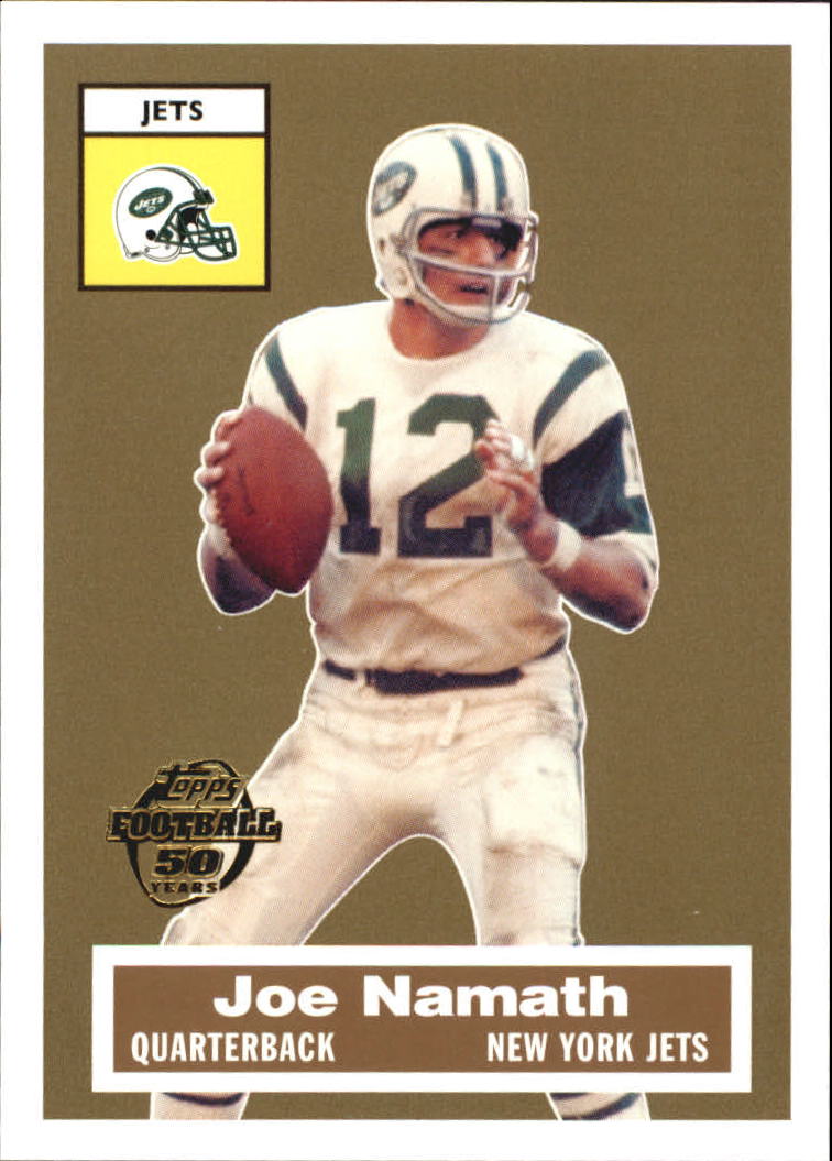 2005 Topps Turn Back the Clock #1 Joe Namath