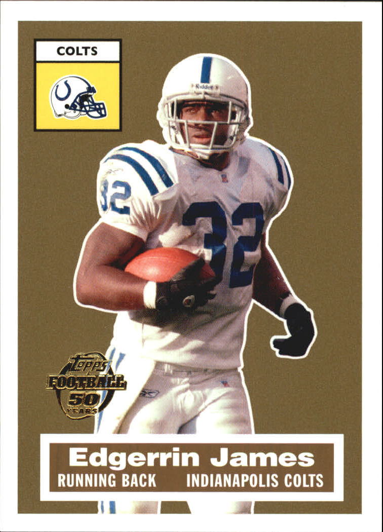 2005 Topps Turn Back the Clock #19 Edgerrin James