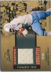 2005 Absolute Memorabilia Canton Absolutes Jersey Bronze #8 Earl Campbell