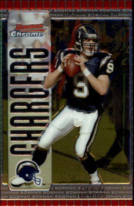 2005 Bowman Chrome #5 Drew Brees