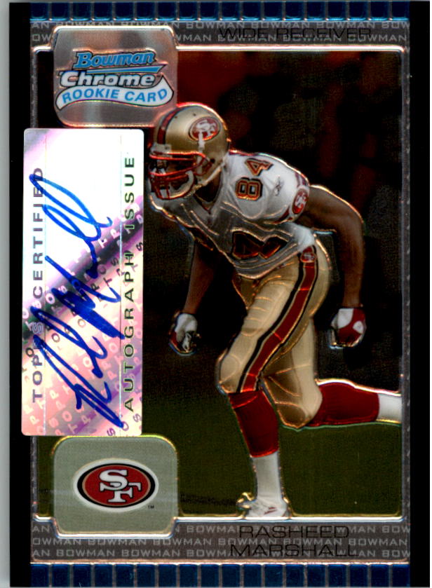 2005 Bowman Chrome #245 Rasheed Marshall AU F RC