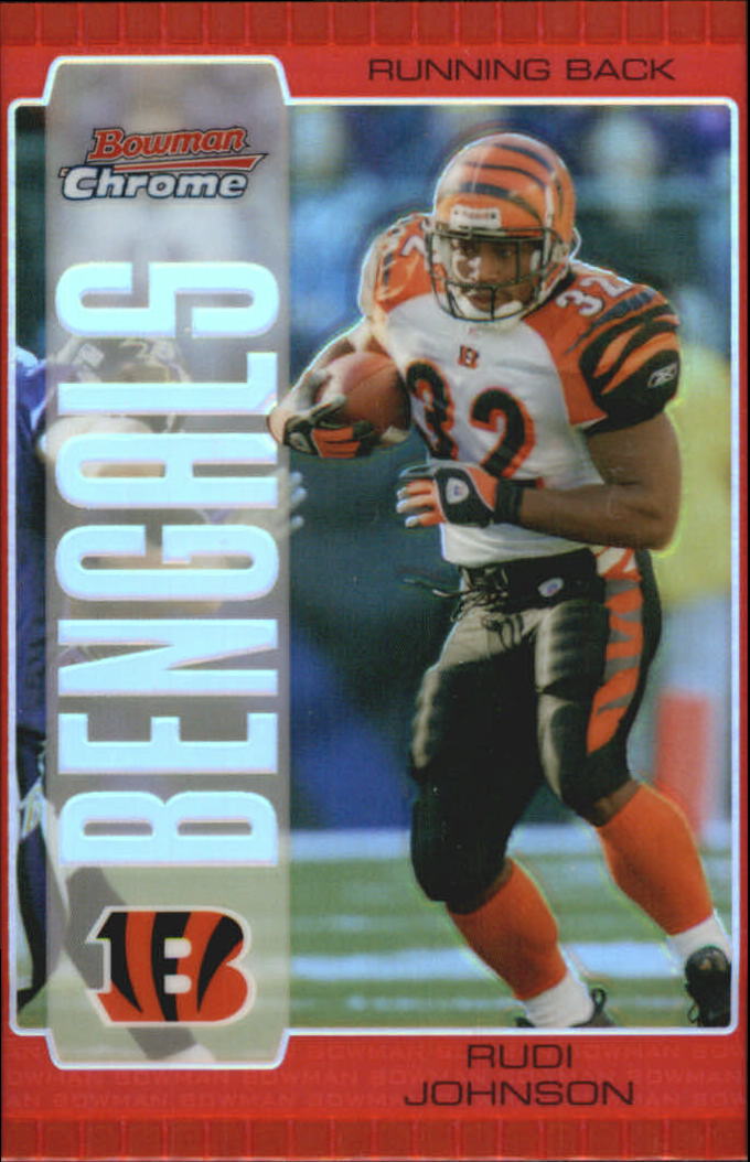 2005 Bowman Chrome Red Refractors #79 Rudi Johnson