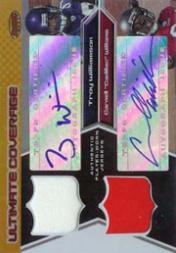 2005 Bowman's Best Ultimate Coverage Jersey Autographs #UCWW Cadillac Williams/Troy Williamson