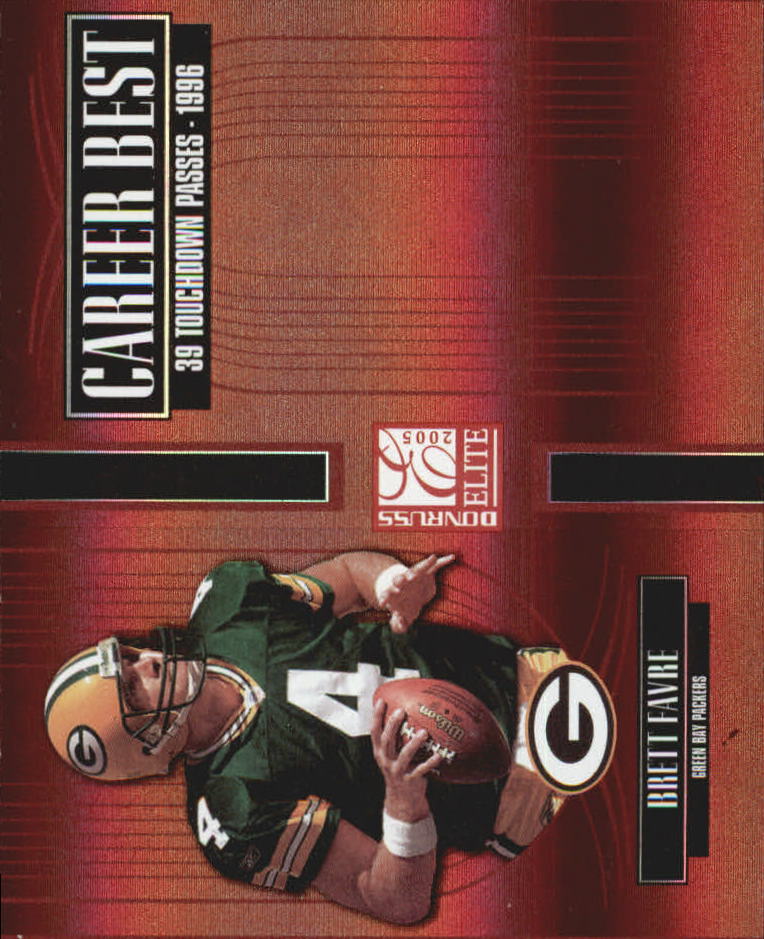 2005 Donruss Elite Career Best Red #CB4 Brett Favre
