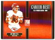 2005 Donruss Elite Career Best Red #CB24 Joe Montana