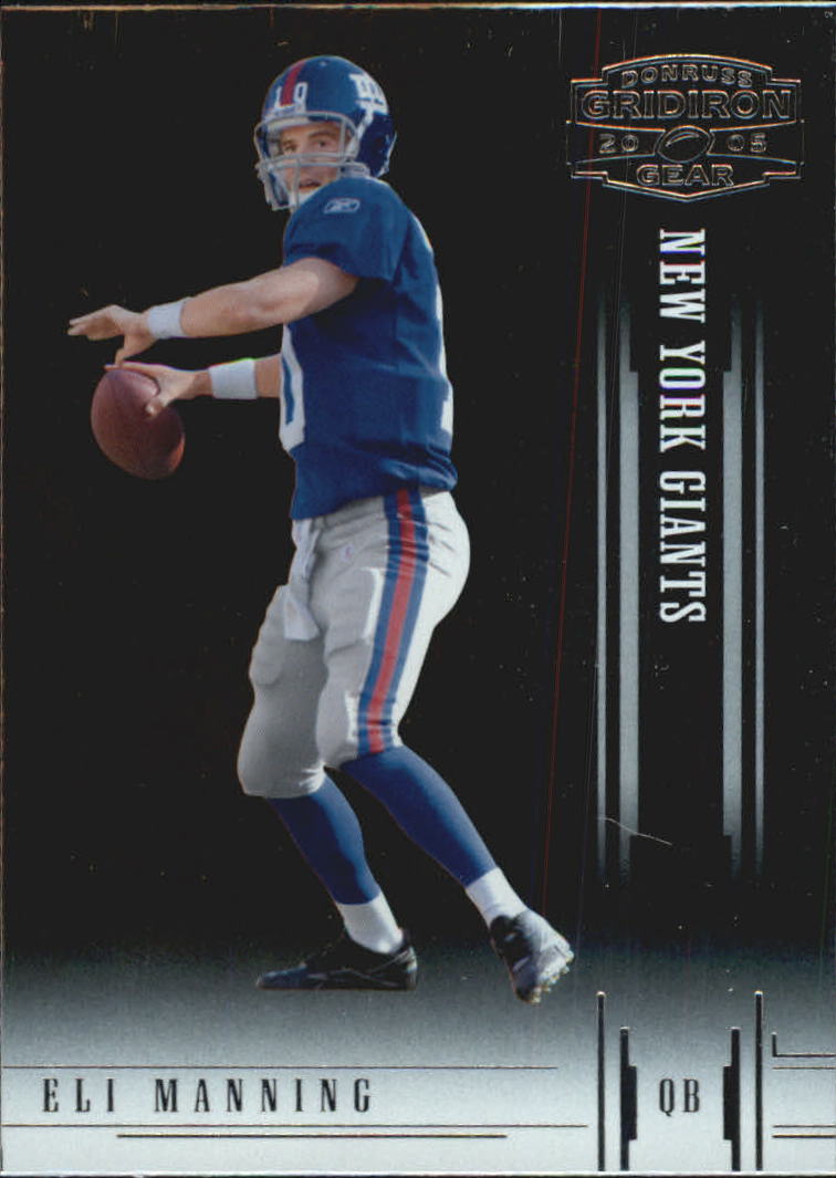 2005 Donruss Gridiron Gear #38 Eli Manning