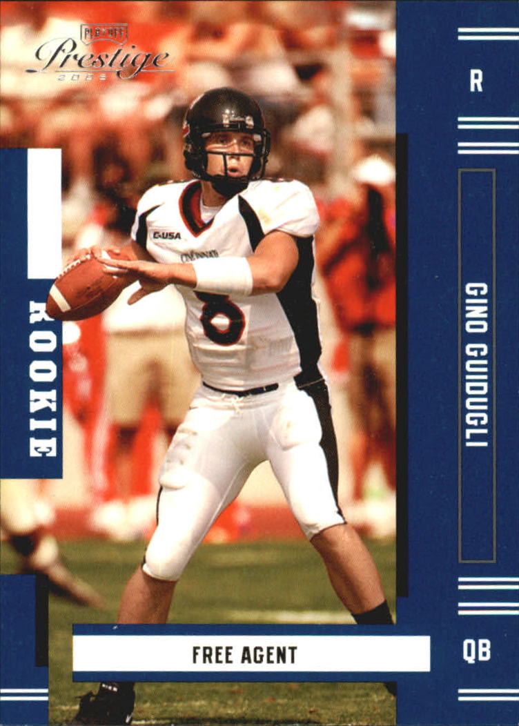 2005 Playoff Prestige #162 Gino Guidugli RC