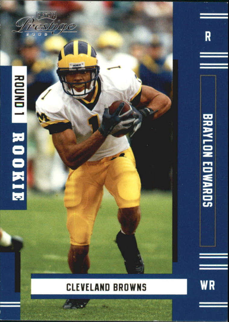 2005 Playoff Prestige #189 Braylon Edwards RC