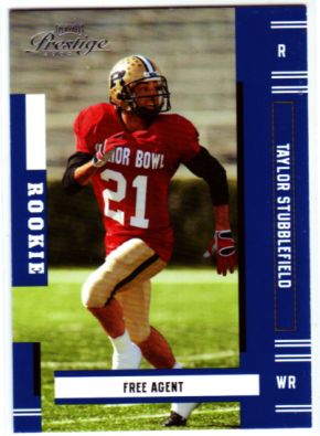 2005 Playoff Prestige #211 Taylor Stubblefield RC