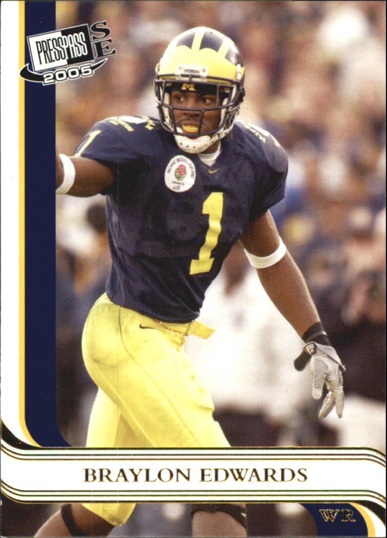 2005 Press Pass SE Gold #23 Braylon Edwards