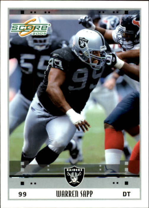 2005 Score #211 Warren Sapp