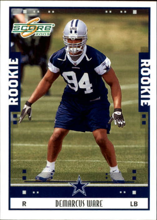 2005 Score #341 DeMarcus Ware RC