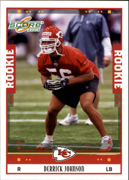 2005 Score #344 Derrick Johnson RC