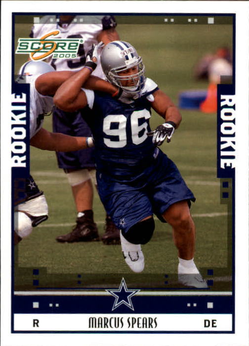 2005 Score #348 Marcus Spears RC
