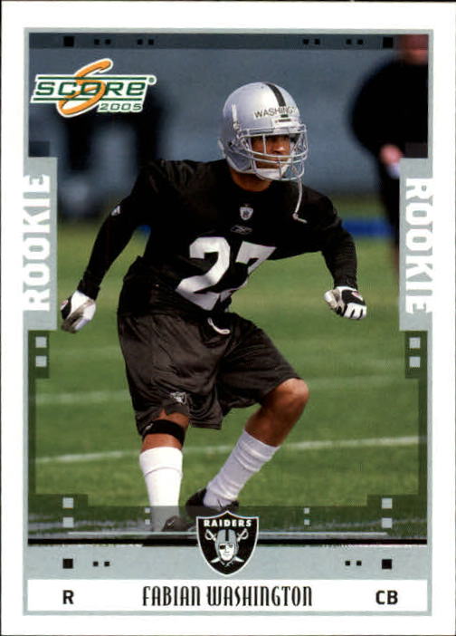 2005 Score #351 Fabian Washington RC