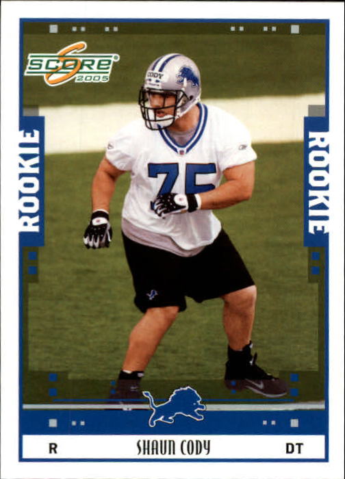2005 Score #359 Shaun Cody RC