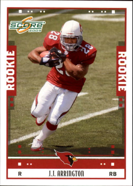 2005 Score #361 J.J. Arrington RC