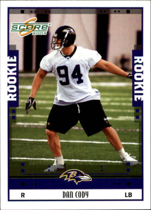 2005 Score #362 Dan Cody RC
