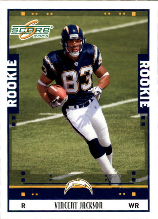 2005 Score #366 Vincent Jackson RC
